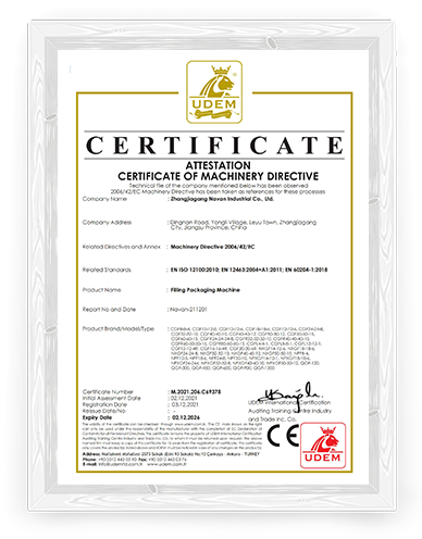 Certificat de Directive Machines